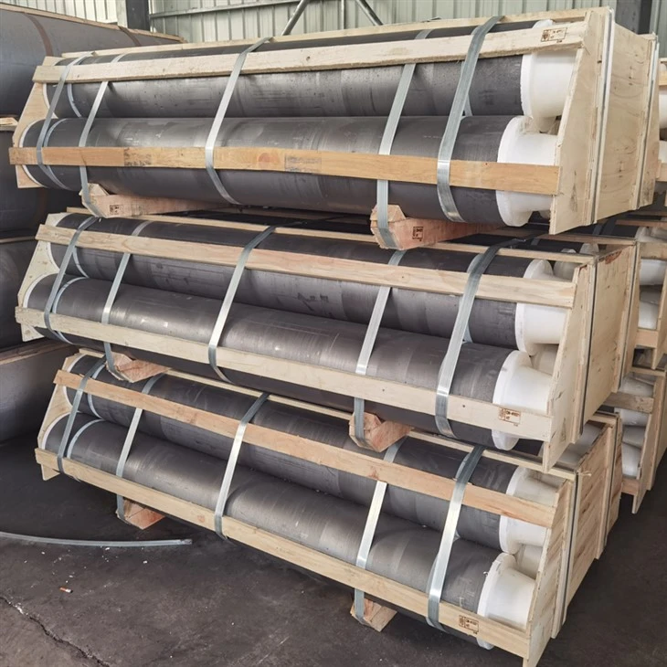 UHP Graphite Electrode Diameter 250mm For Steel And Ore Smelting